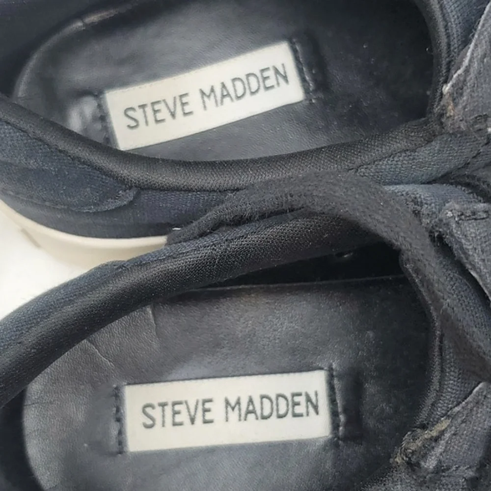 Steve Madden Holmes Black‎ Platform Sneaker